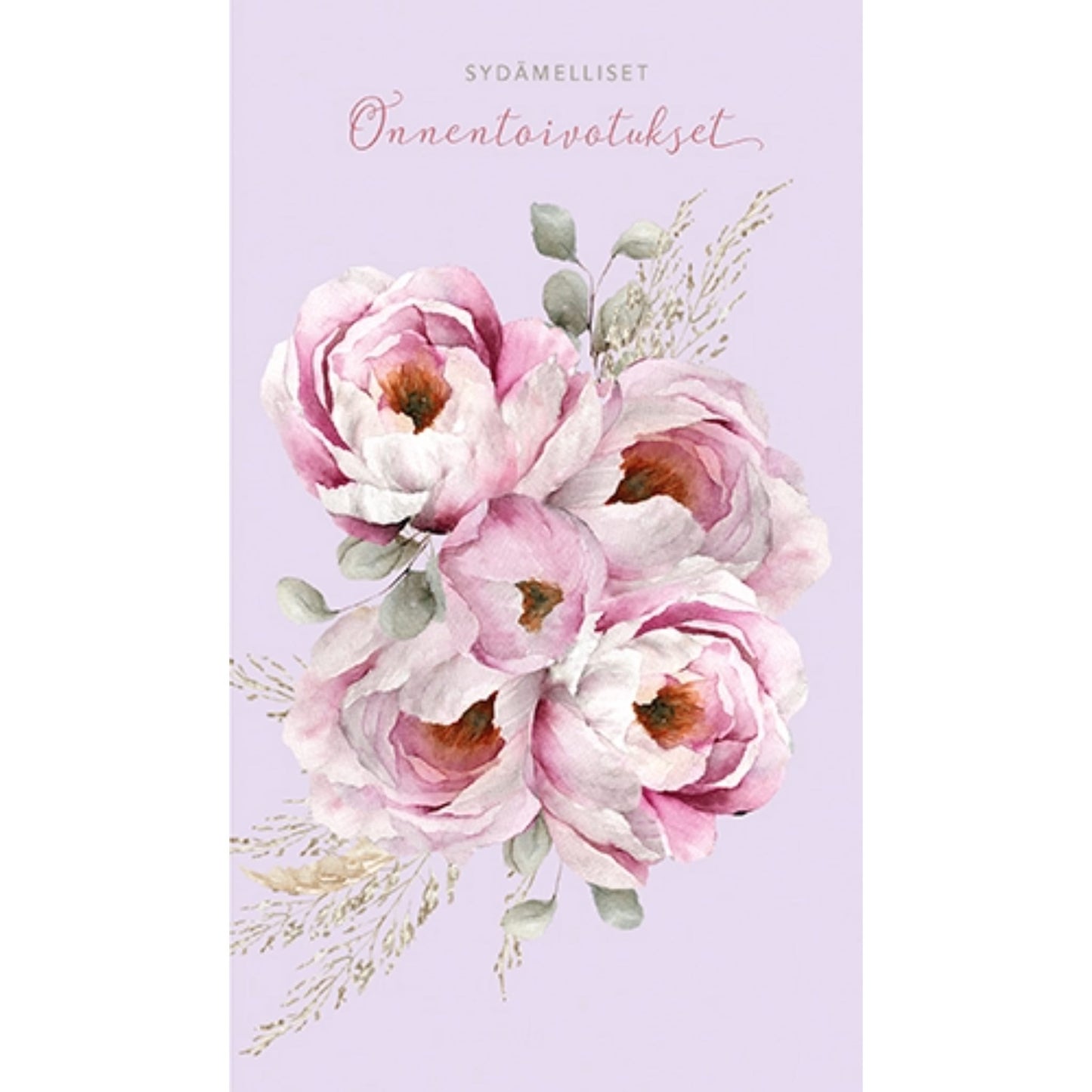 2-osainen onnittelukortti