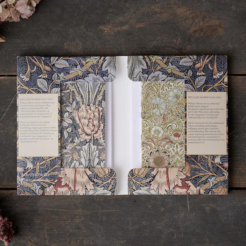 Kortteja kansiossa 8 kpl William Morris