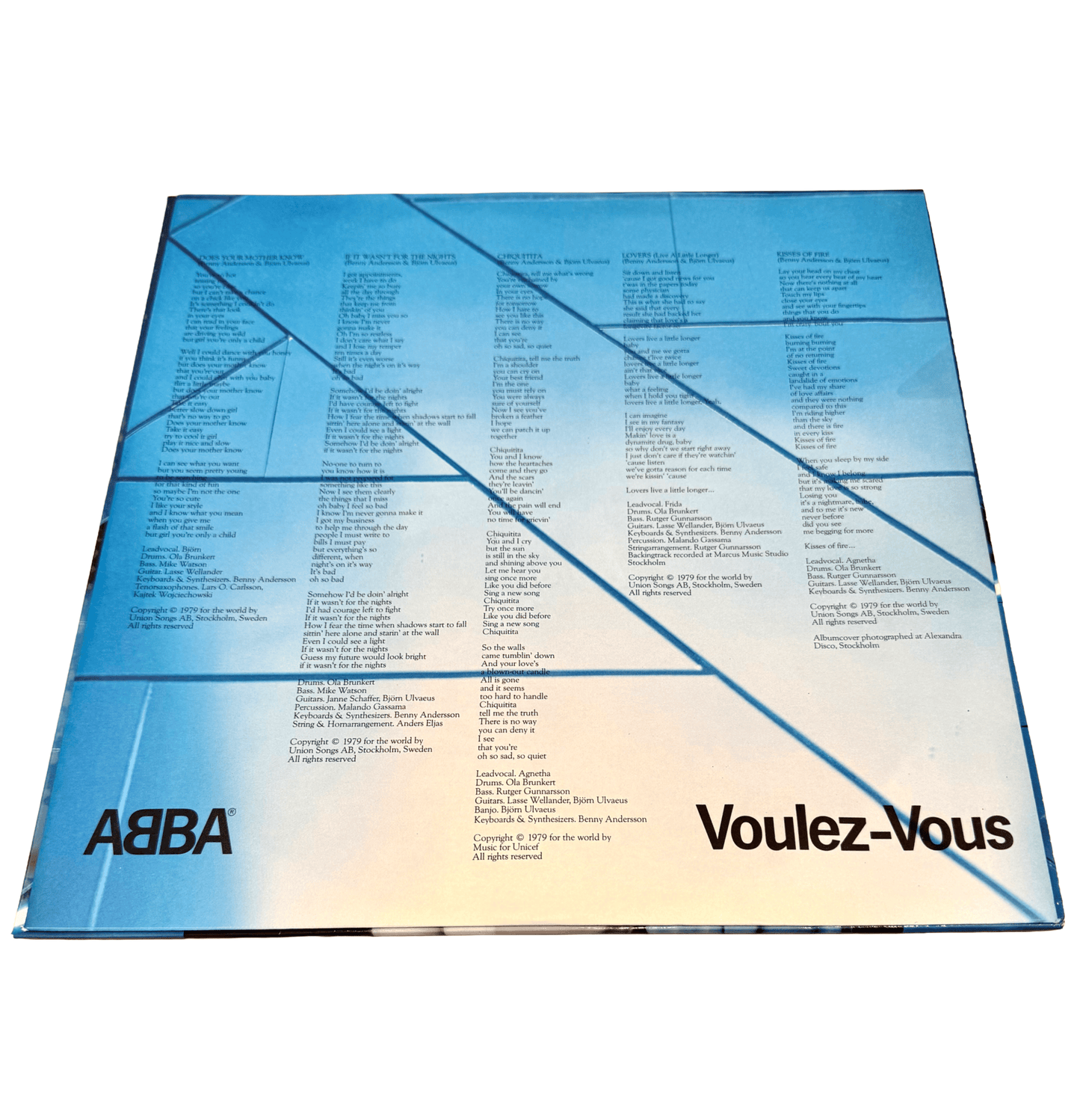 ABBA Voulez-Vous LP levy 1979 Stockholm
